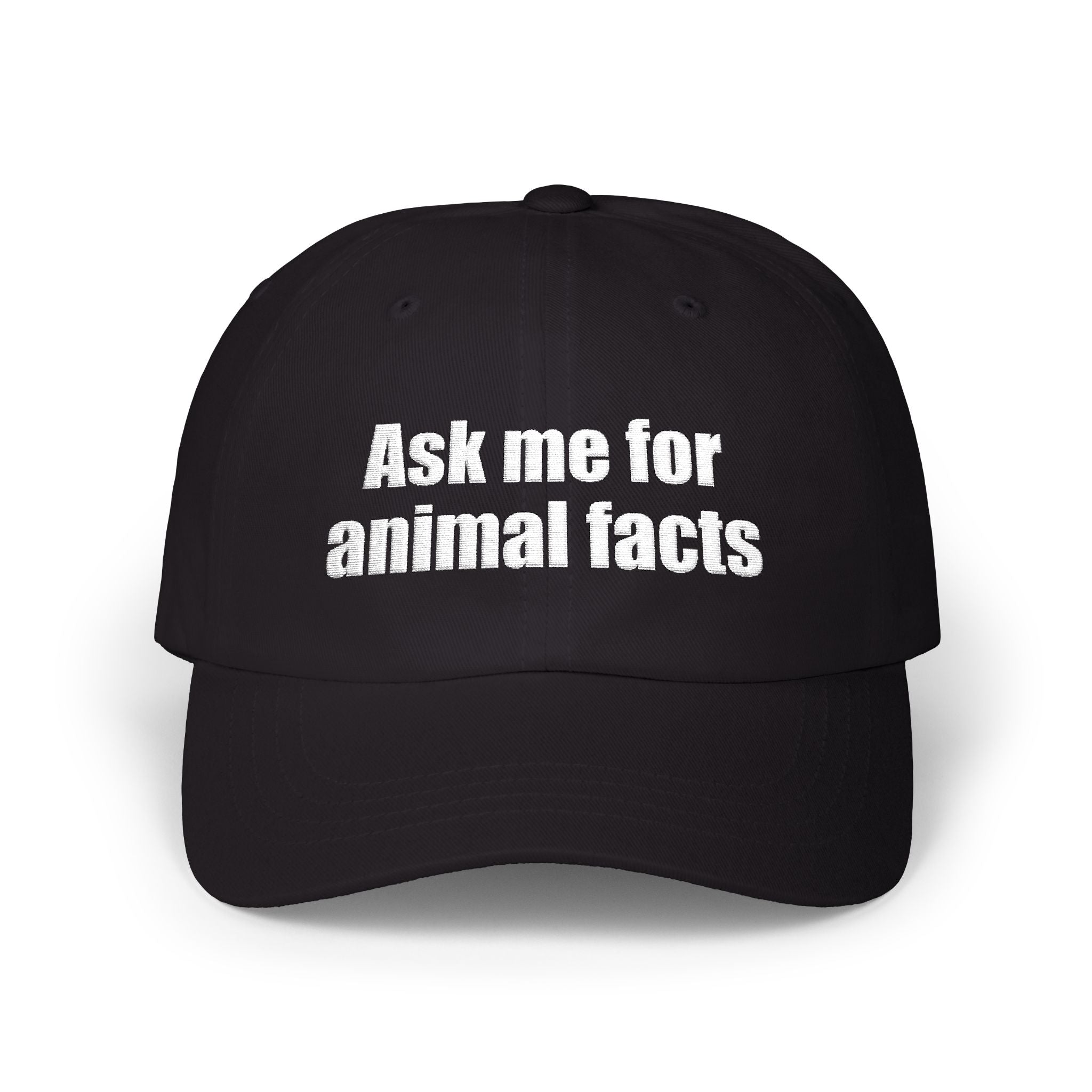 "Ask Me For Animal Facts" Cap